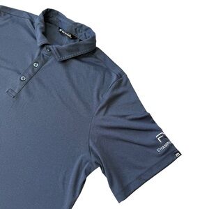 Travis Mathew Men's Blue Golf Shirt | Size XL | FM Championship